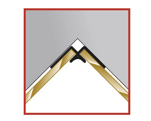 Decodesign hoekverbinder, aluminium, H: 2550 mm