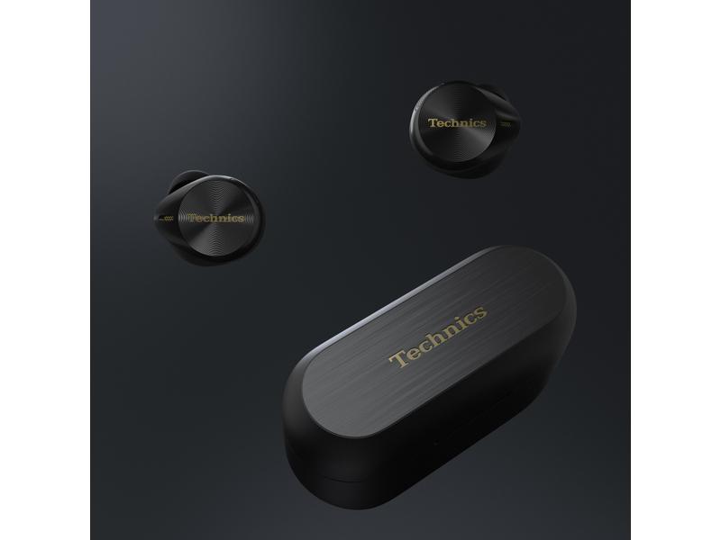 Technics True Wireless In-Ear-Kopfhörer EAH-AZ80 Schwarz Kristallklarer Sound von morgens bis abends