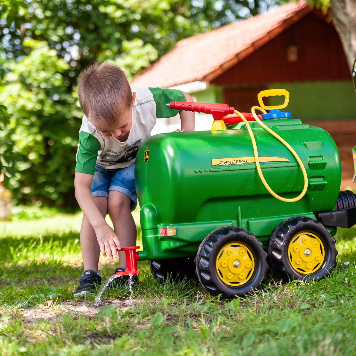 rolly toys® Kinderfahrzeug-Anhänger »John Deere« Tanker für Trettraktoren