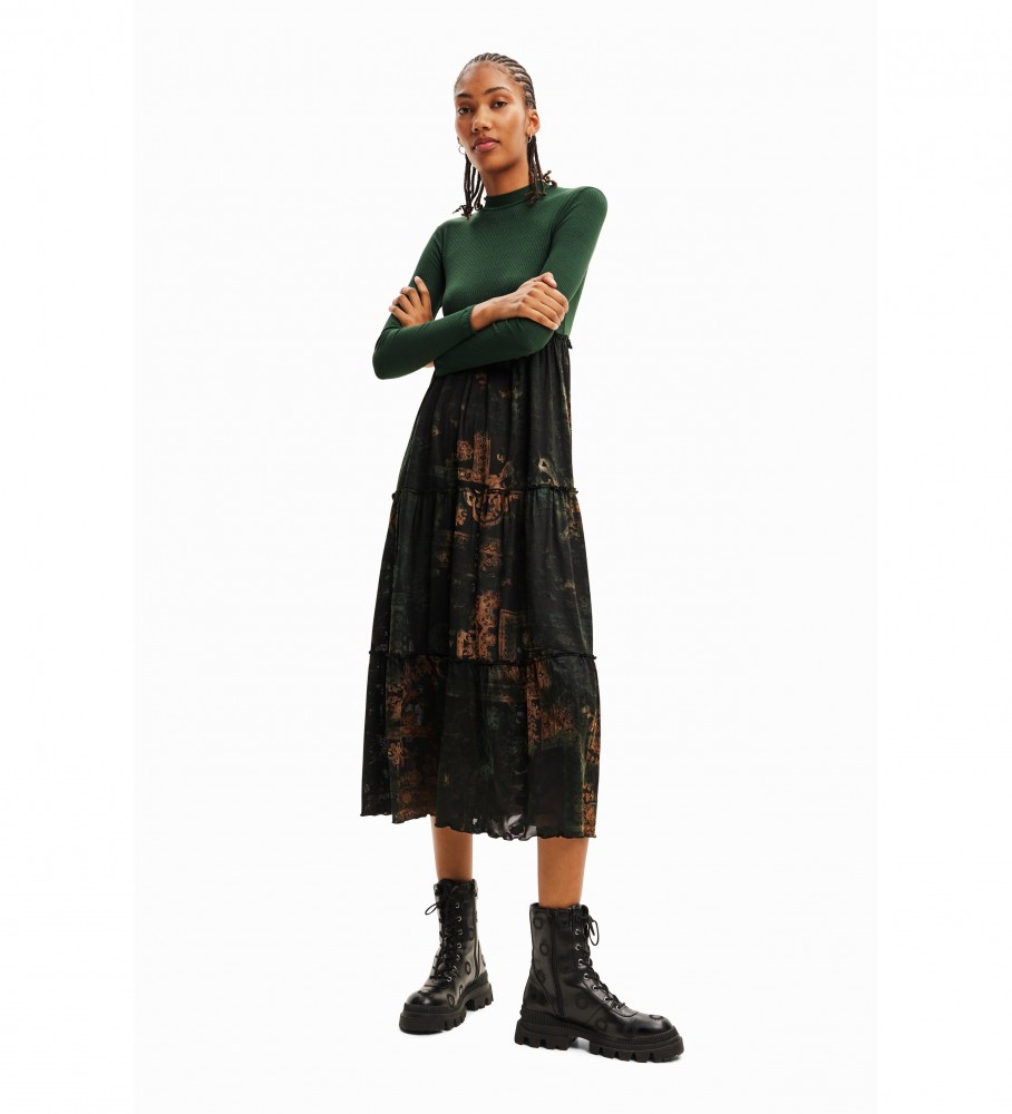 Vestido verde Lena da Desigual