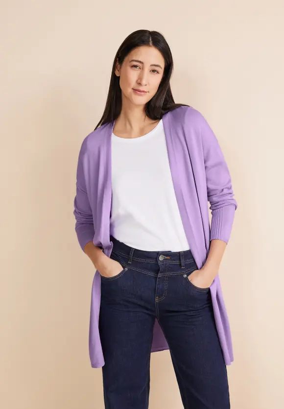 Langer Cardigan - smell of lavender