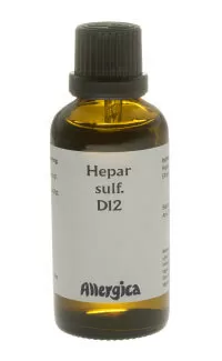 Allergica Hepar sulf. D12 - 50 ml.