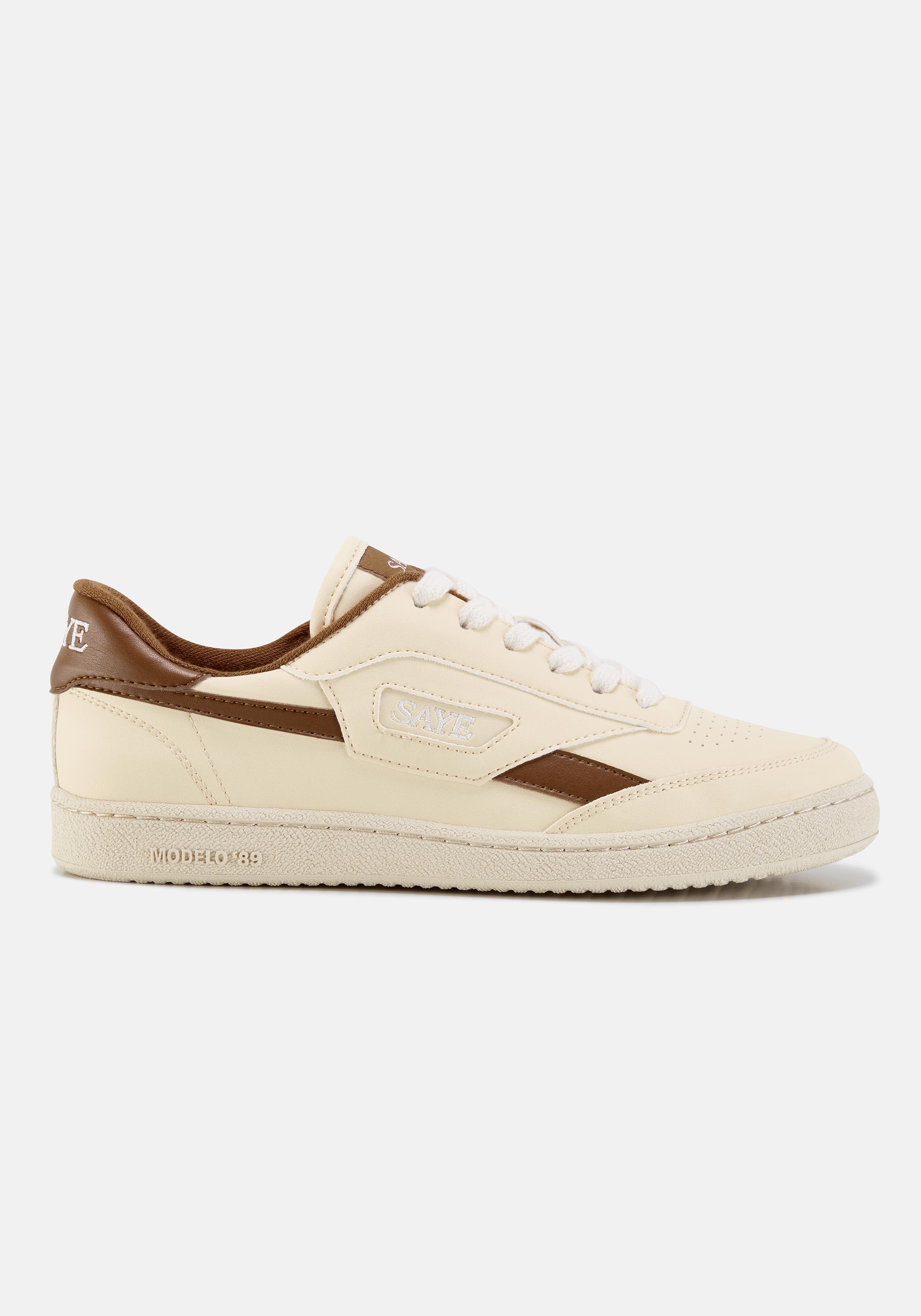 Saye Sneakers Modelo '89 Icon Vanilla & Walnut