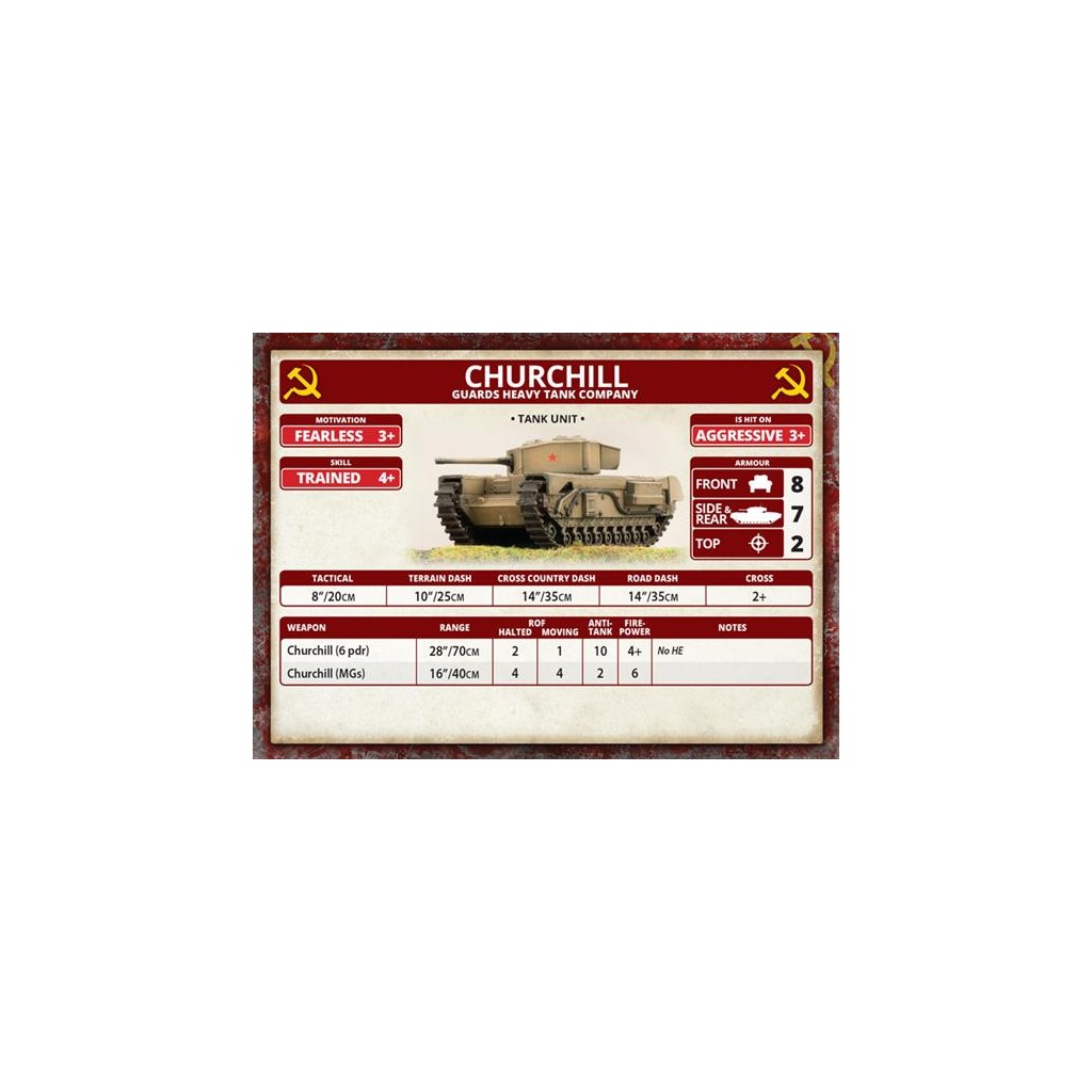 Flames of War - Churchill Heavy Tank Company