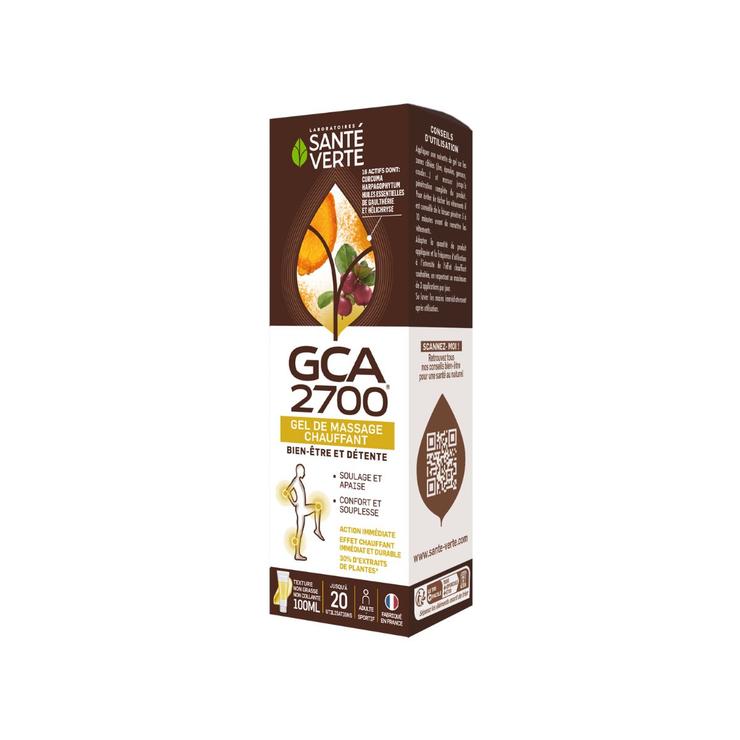 GCA 2700 gel de massage chauffant 100ml