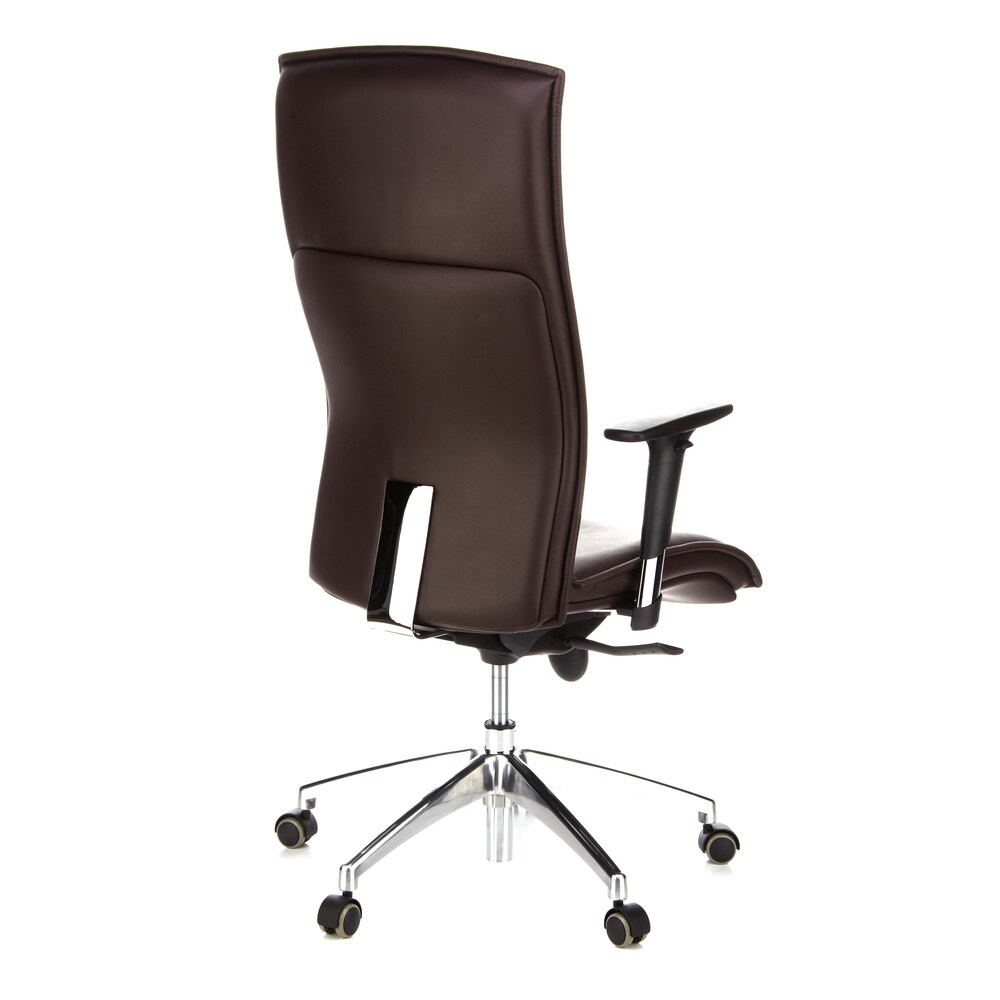 Luxus Chefsessel MURANO 20 Leder mit Armlehnen (höhenverstellbar) hjh OFFICE