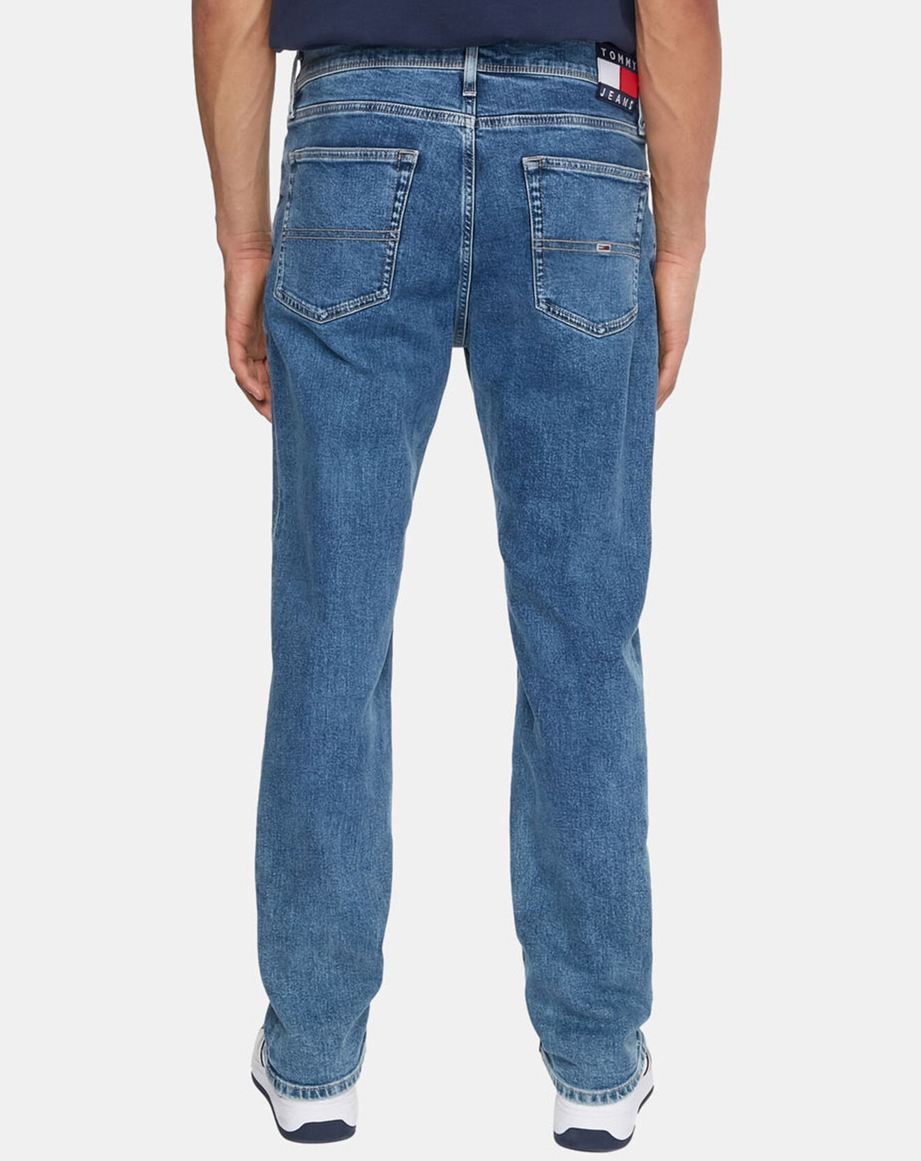 Tommy Jeans Jean droit Ethan bleu