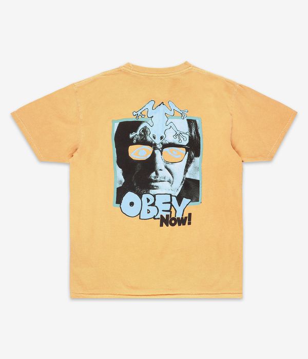 Obey Now! T-Shirt (pigment sunflower)