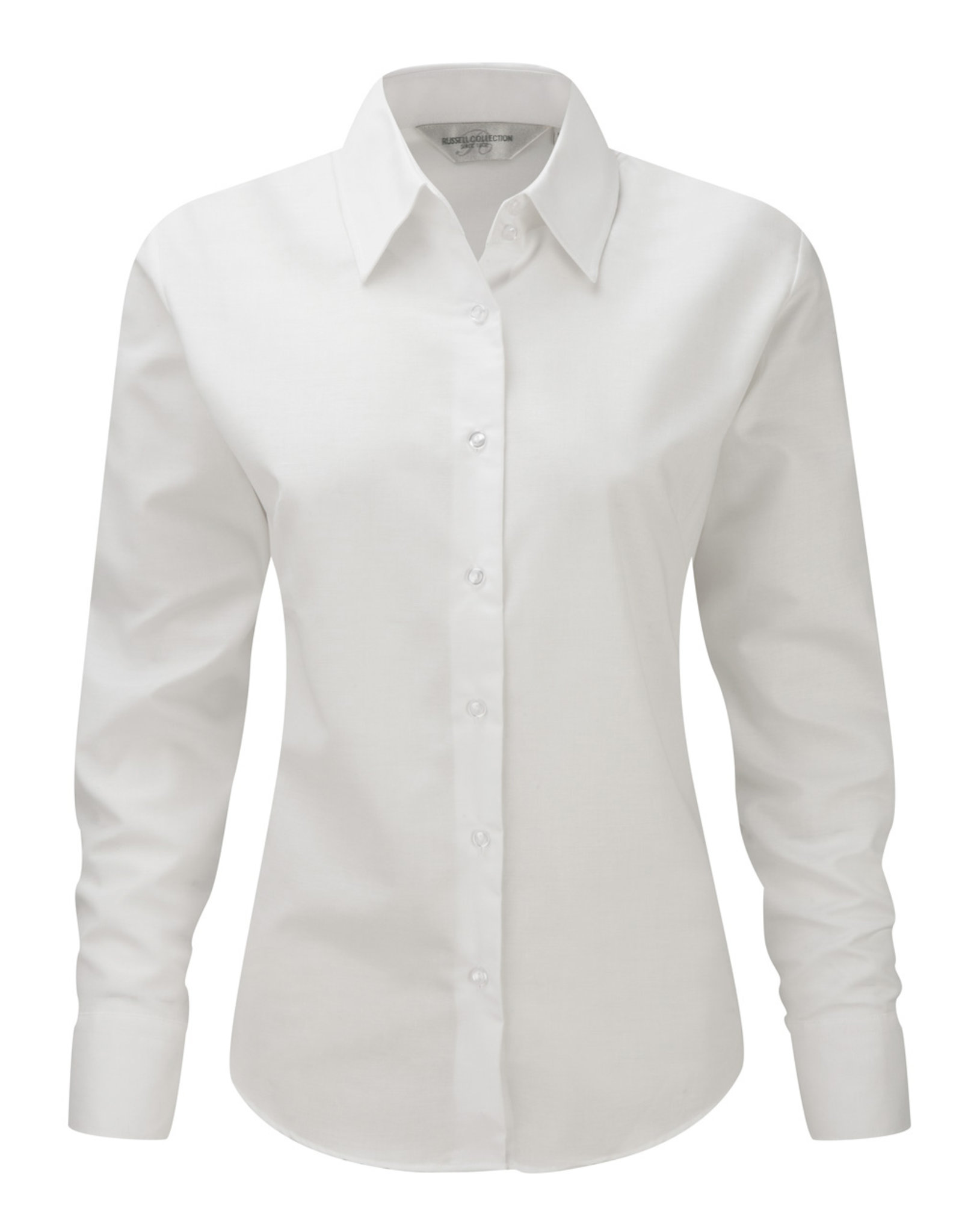 Russell Europe R-932F-0 - Blouse Élégante en Oxford à Manches Longues