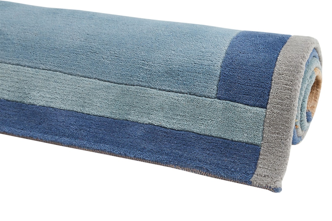 Teppich MANALI 90 x 160 cm blau