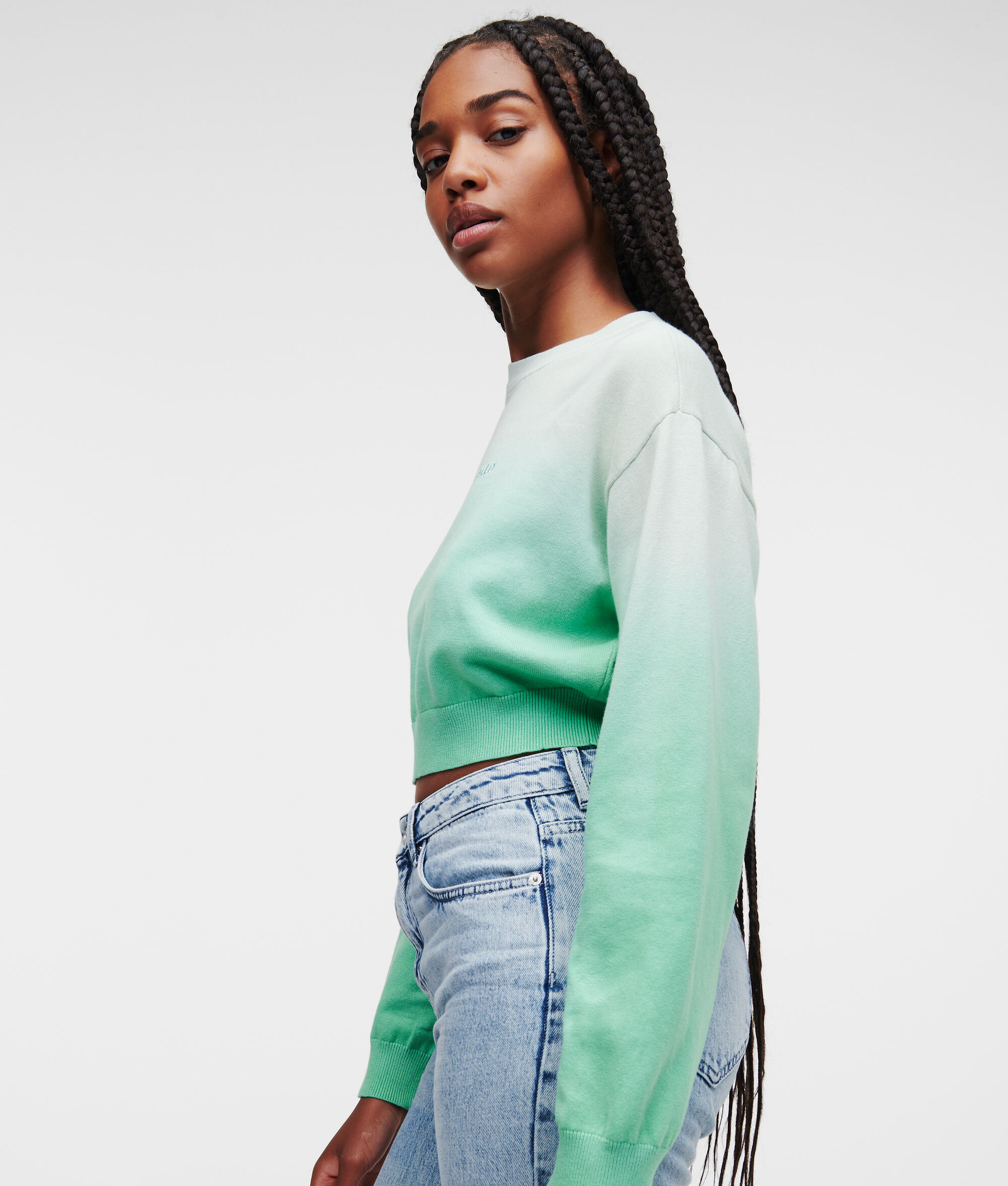 PULL CROPPED OMBRE KLJ