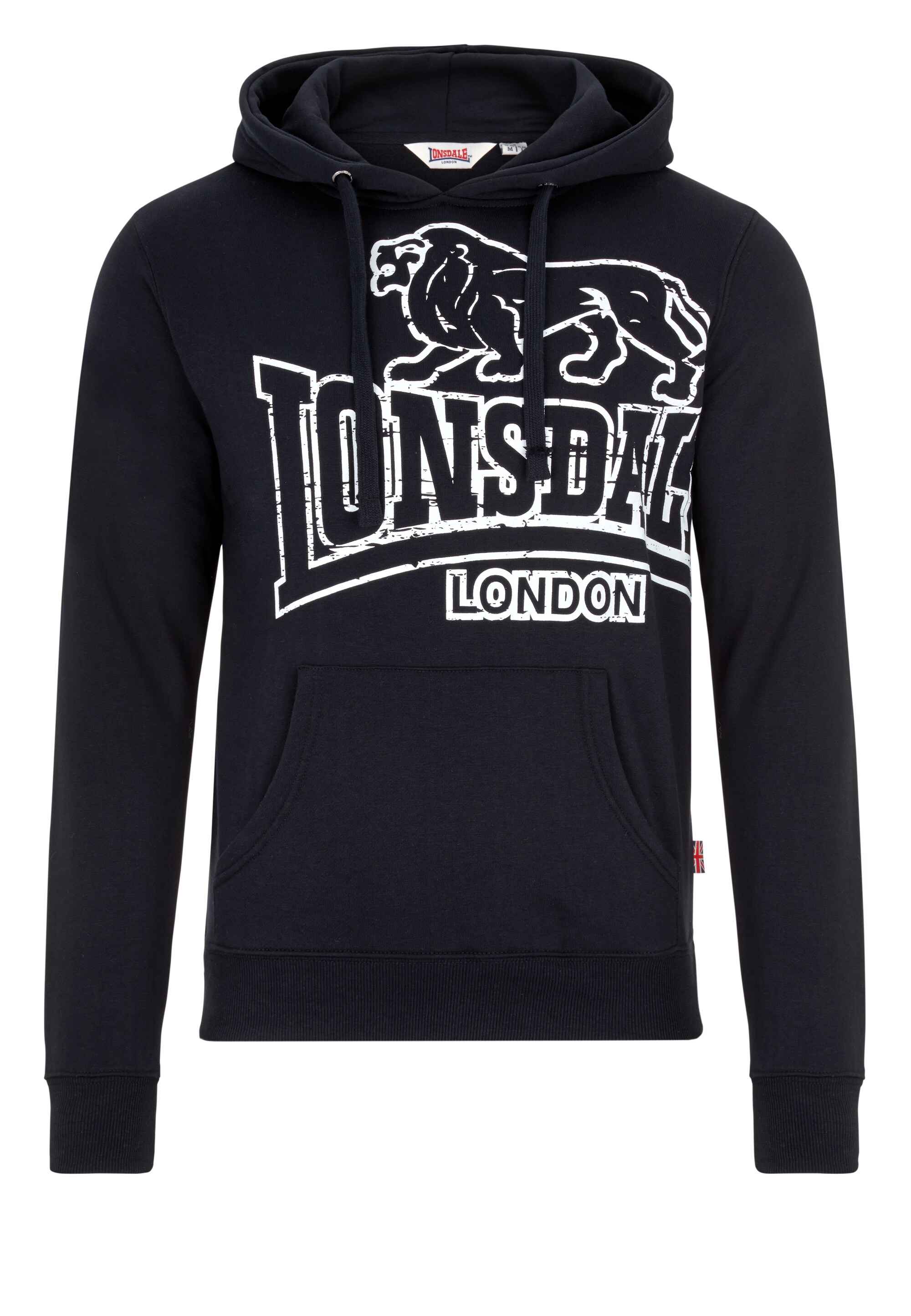 Lonsdale Herren Kapuzensweatshirt schmale Passform TADLEY