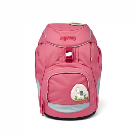 ergobag PACK Schulrucksack-Set Lamas in Bärjamas Eco Hero Edition, 6-teilig