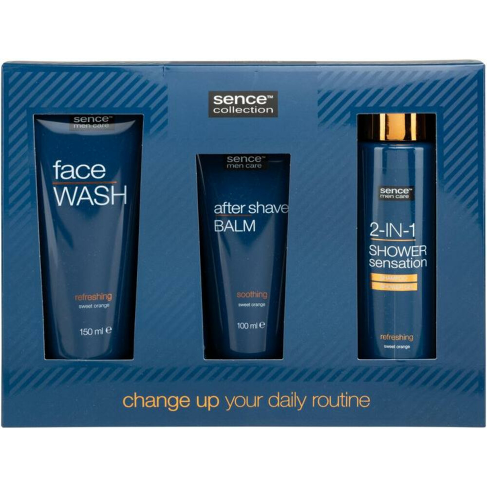 Sence Modern Rich Geschenkset 2-in-1 Shampoo en Douchegel + Aftershave balsem + Gezichtsreiniger1 set
