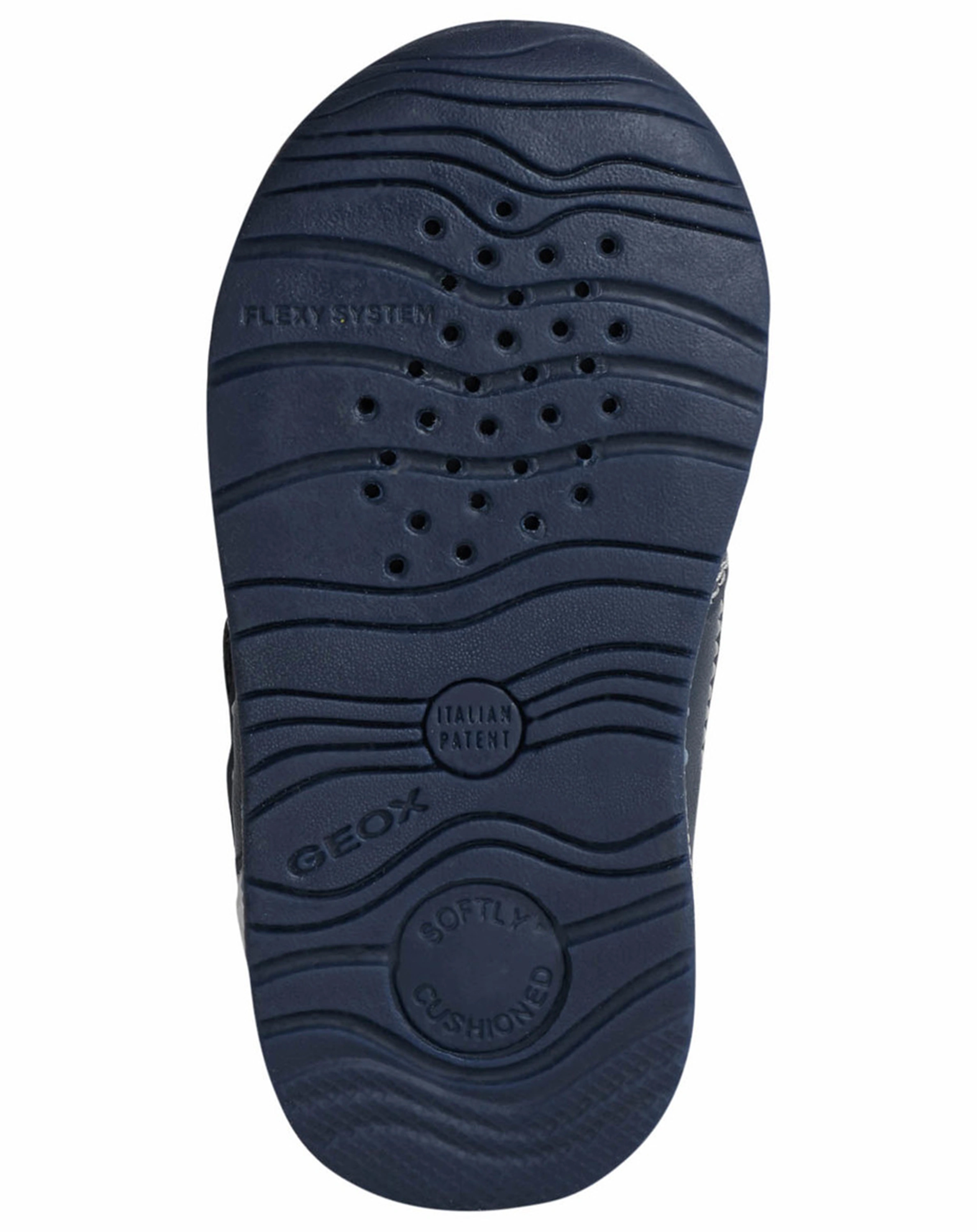 Klett-Sneaker RISHON BABY in navy/fluon orange