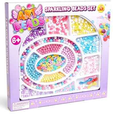 Fippla Art Beads  Skinnende Perlesett