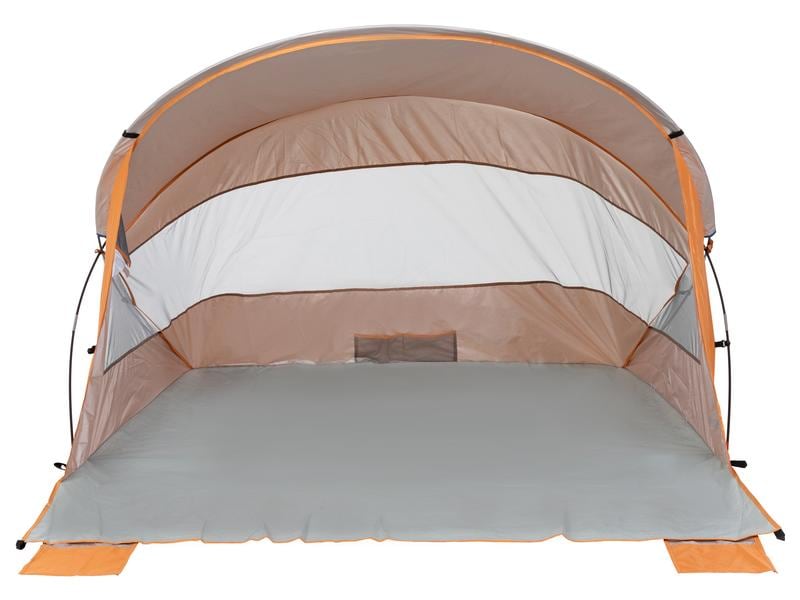 KOOR Strandzelt Hippo, Peach Strandmuschel schützt vor Sonne, Wind und leichtem Regen