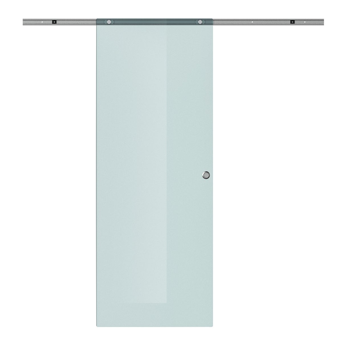 HOMCOM Glazen schuifdeur, schuifdeur, glazen deur, binnendeur, matglas, 775 / 900 / 1025 x 2050 mm