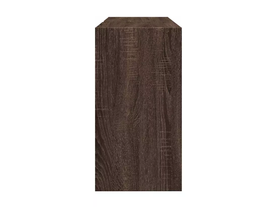Armoire d'évier chêne marron 90x29x55 cm bois d'ingénierie