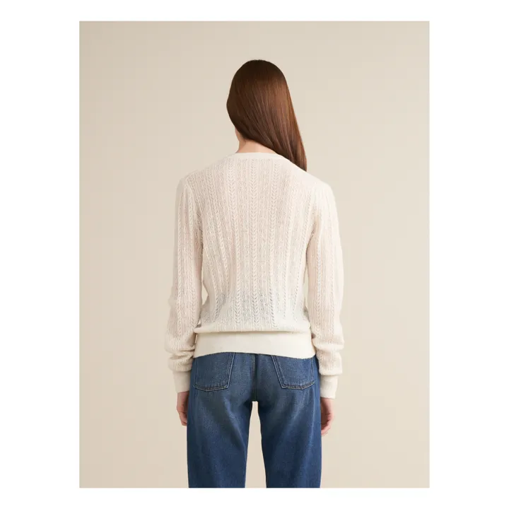 Bellerose Pull Rybba Laine Mérinos Extra Fine - Collection Femme | Ecru