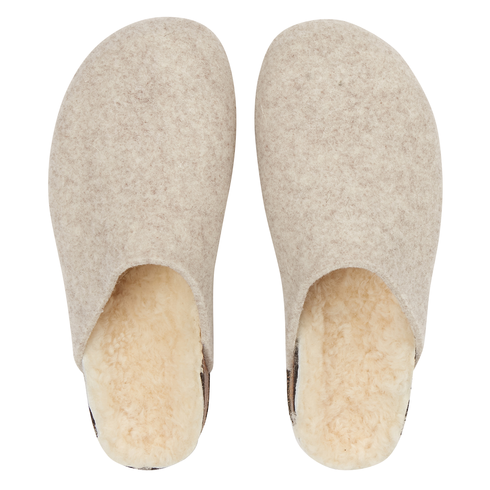 LEANNE - Sabots fourrés | Beige