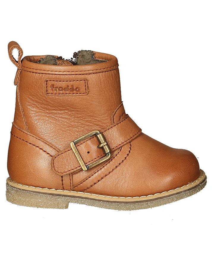 Winter-Stiefeletten CHASKA gefüttert in cognac