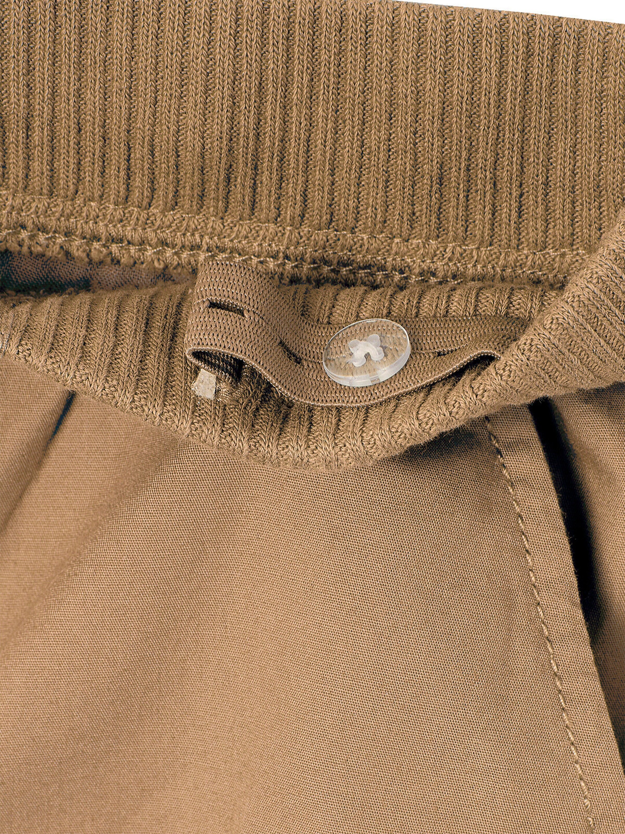 Vertbaudet Jungen Sommerhose mit verstellbarer Beinlänge beige