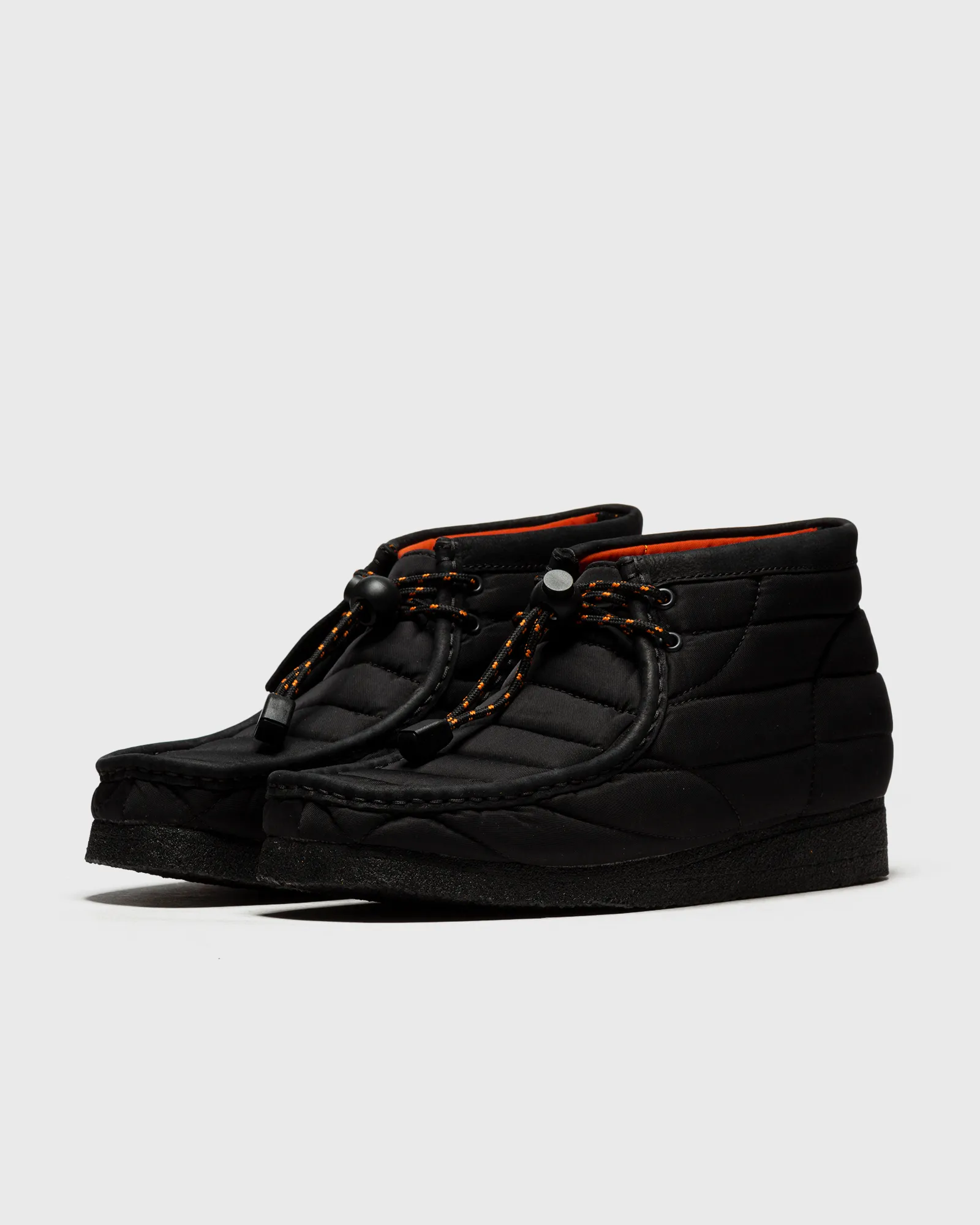 Clarks Originals Wallabee Boot Black Quilted