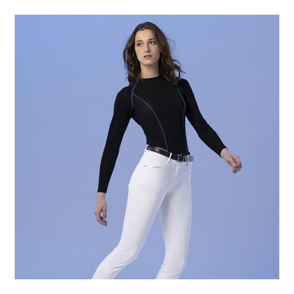 Equitheme RASSEMBLER - Tee-shirt Femme noir