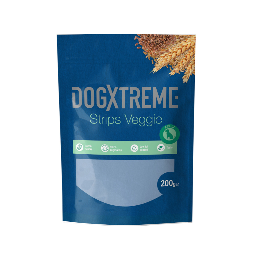 Dogxtreme Tiras de Bacon Vegano para Cães - Petisco para Cães