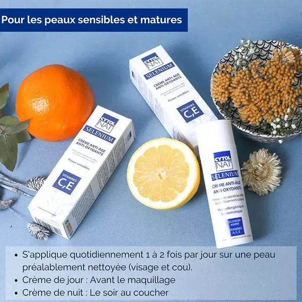 Cytolnat Selenium - Creme antioxidante antienvelhecimento