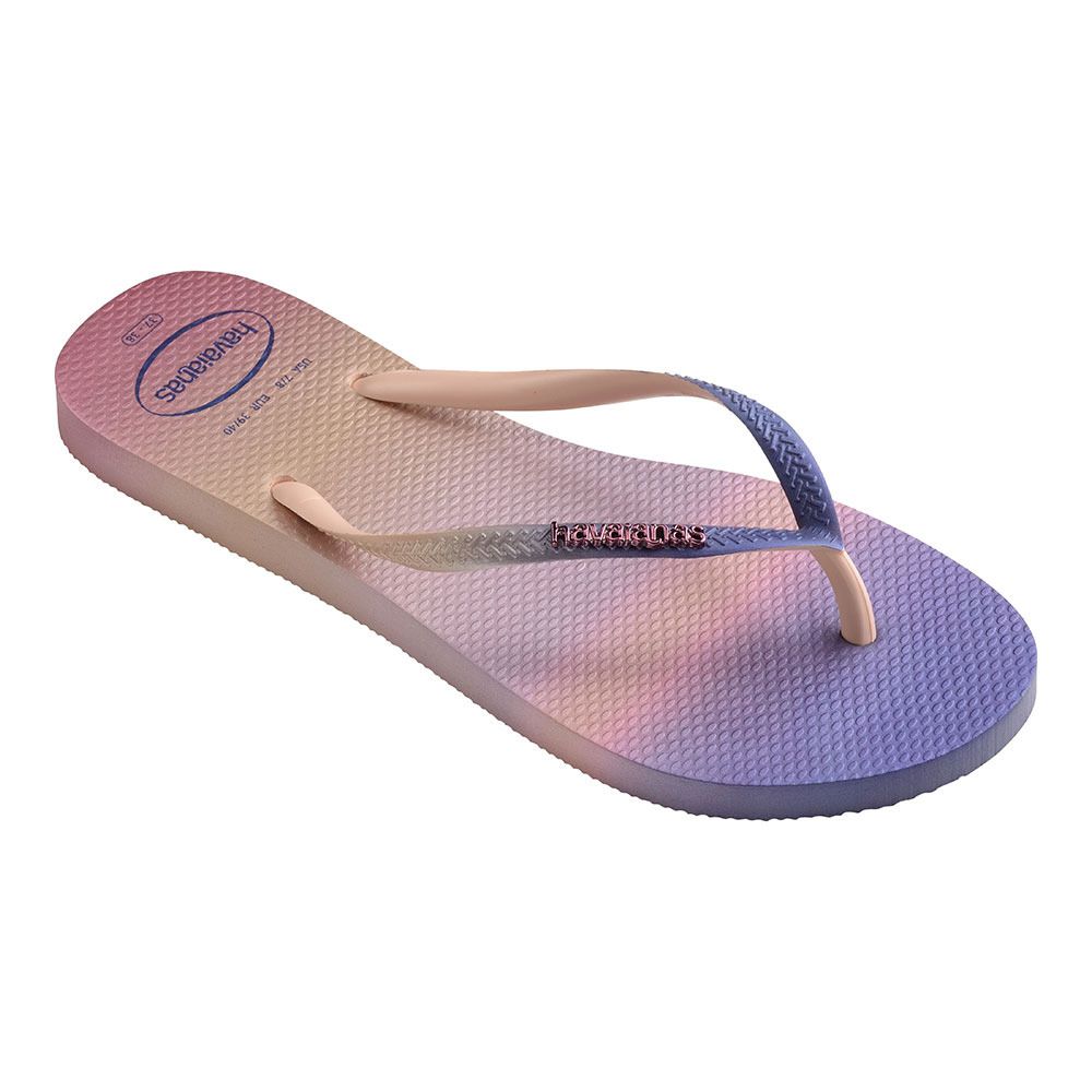 Havaianas SLIM GRADIENT SUNSET - Tongs Femme ballet rose