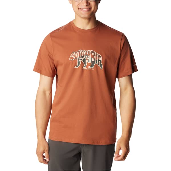 T-shirt randonnée COLUMBIA ROCKAWAY RIVER OUTDOOR SHORT SLEEVE SHIRT AUBURN/BEARLY STROLL