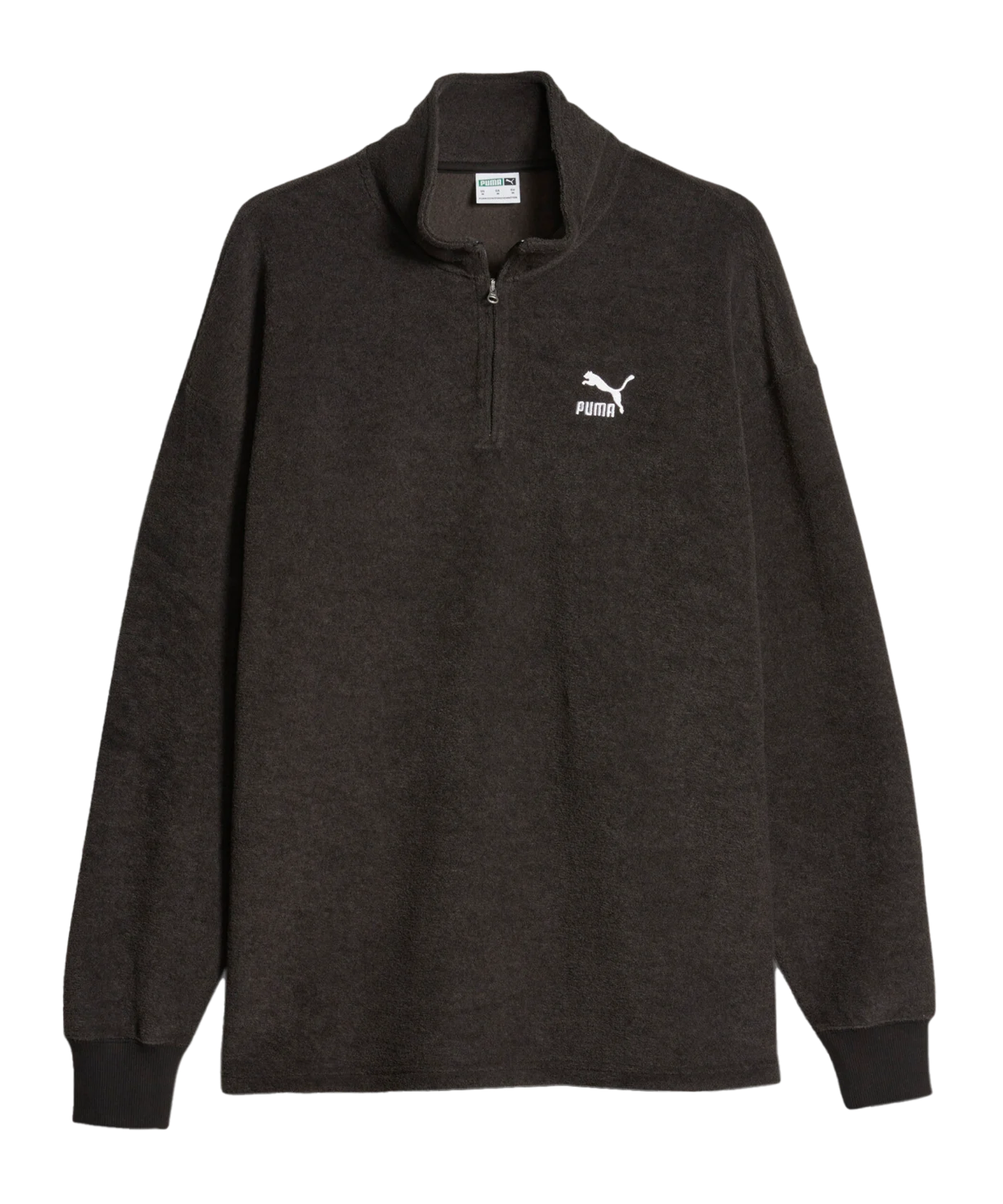 PUMA Classics Fleece Sweatshirt Schwarz F01