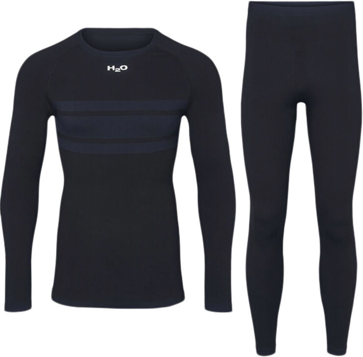 H2O Gill seamless skiundertøj Blå