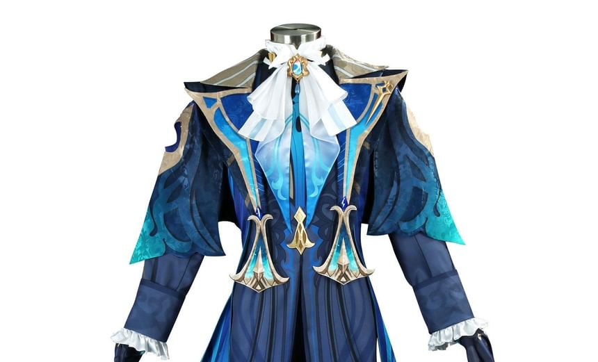 Bloomsoon - Genshin Impact Neuvillette Cosplay Kostuumset