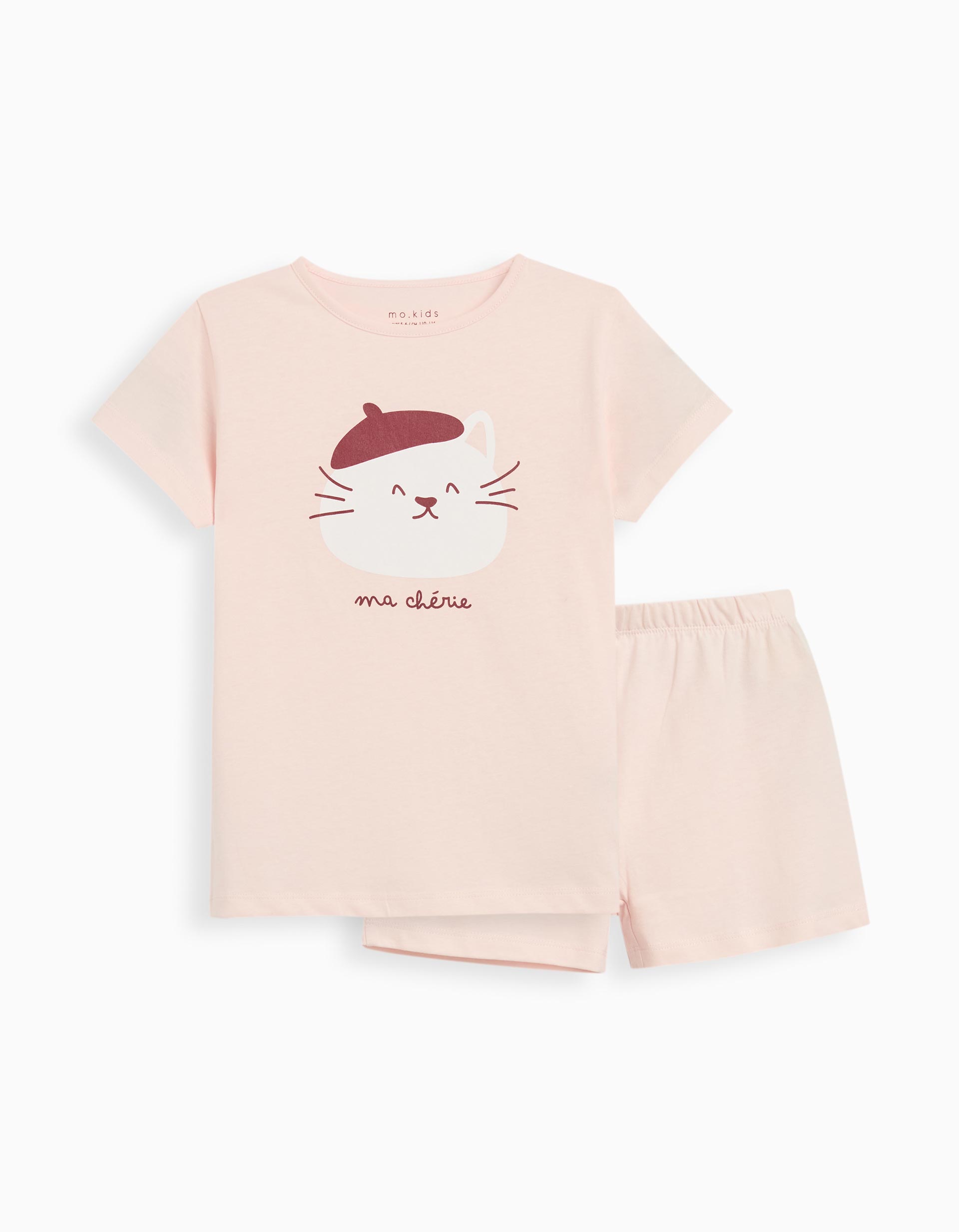Pijama Jersey, Menina, Cinzento Claro