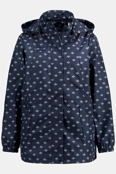 Softshelljacke, Blüten, wasserabweisend, Stehkragen