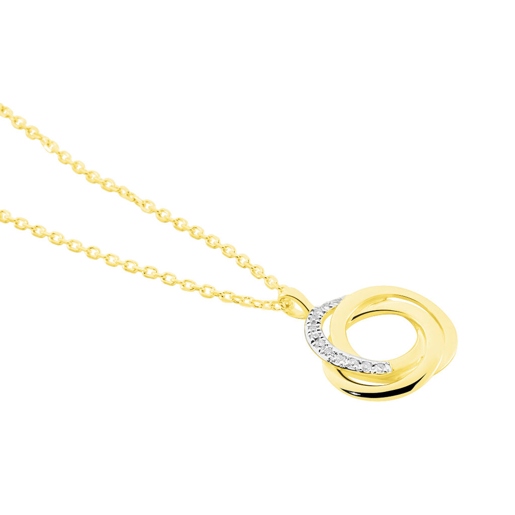 Collier Syrena Or Jaune Diamant