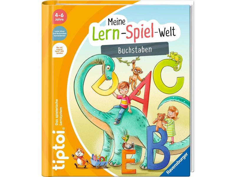 tiptoi Lernbuch Meine Lern-Spiel-Welt: Buchstaben Laute hören und Buchstaben kennenlernen
