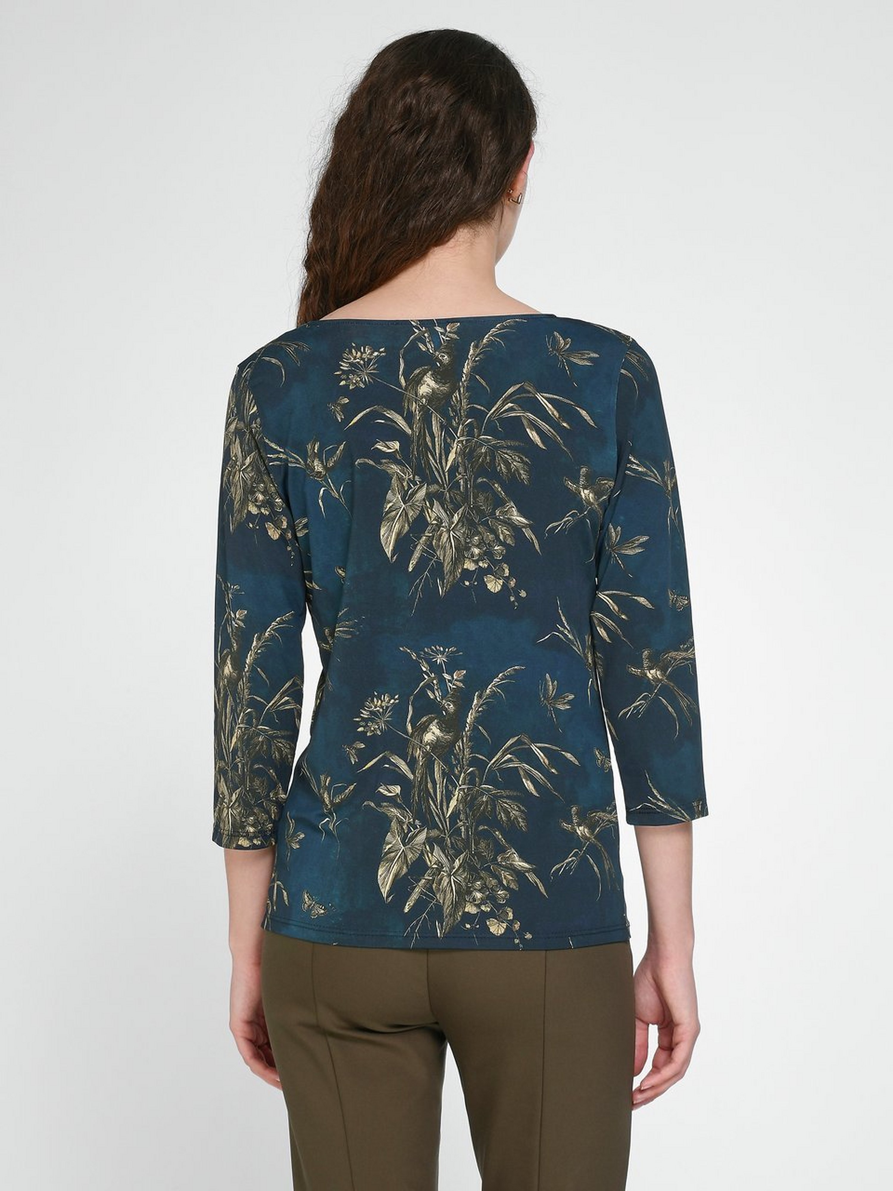 Rundhals-Shirt mit 3/4-Arm