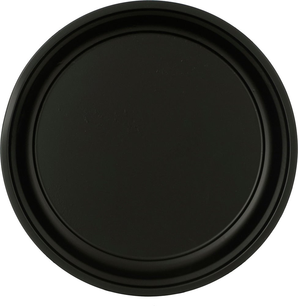 Mica Decorations decoratiebord Milos zwart D 36 H 3 cm