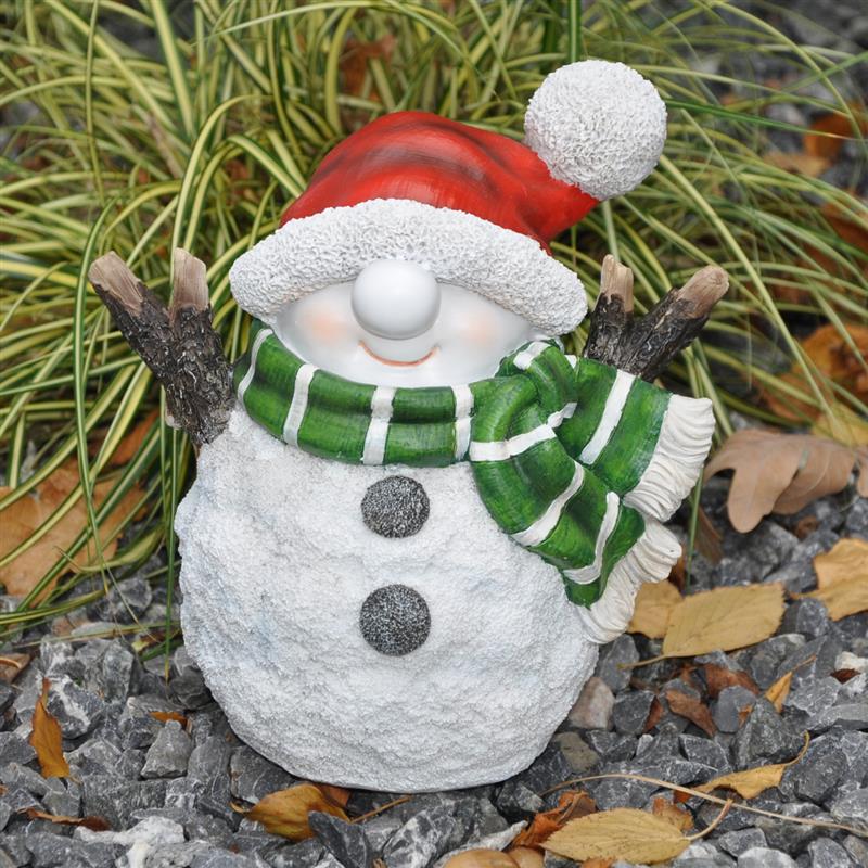 Dazikemo Dekofigur Gartenfigur Schneemann