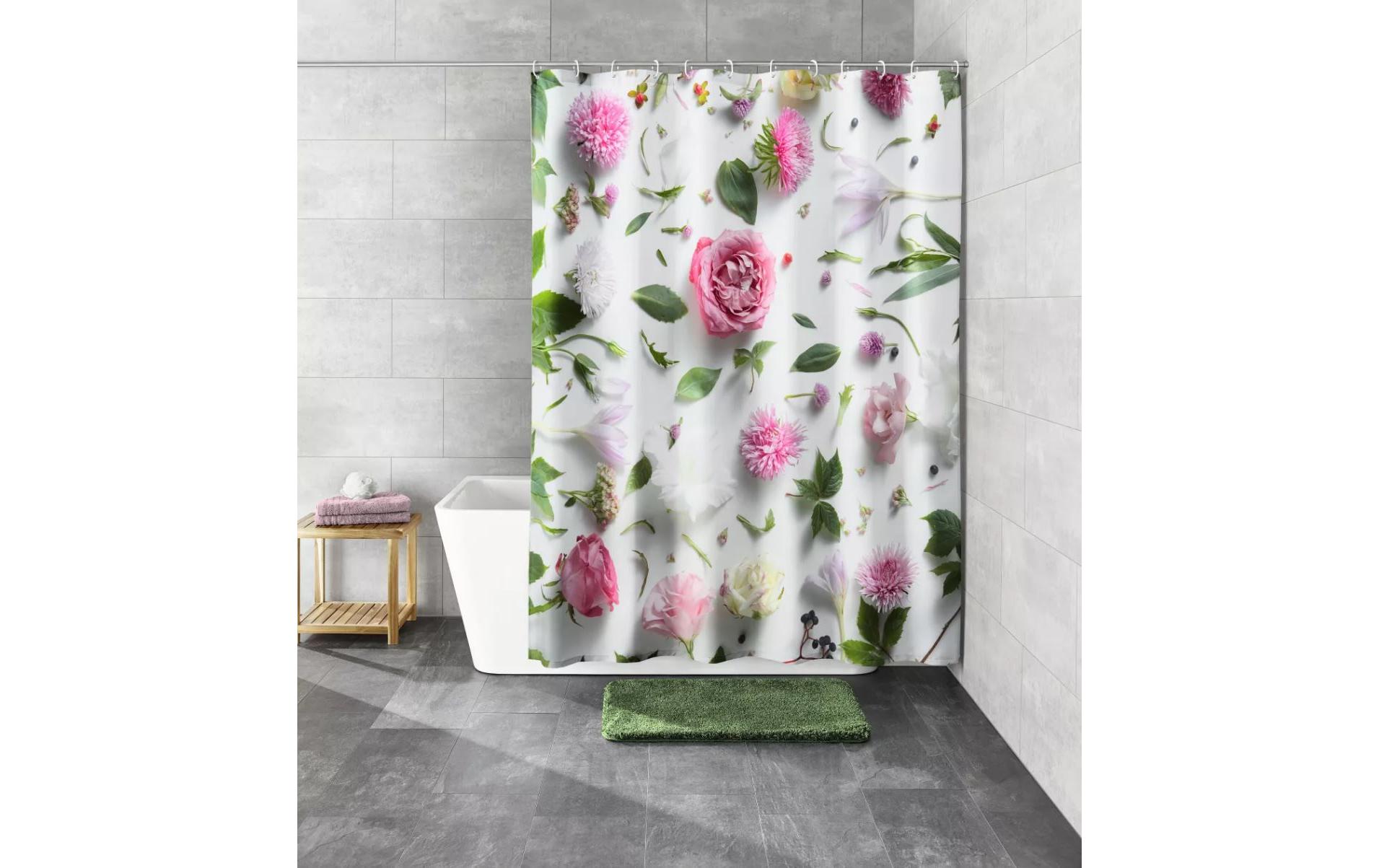 Duschvorhang Rosalie 120 x 200 cm, MehrfarbigDuschvorhang aus Polyester