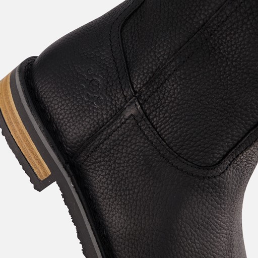 Aqa Laarzen zwart Nubuck