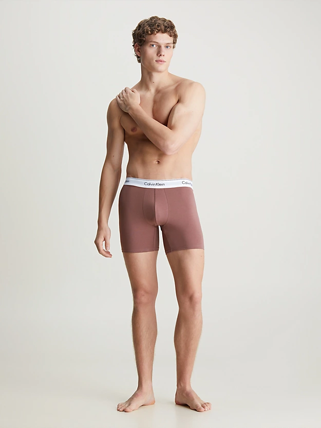 Pacote com 3 Cuecas Boxer Longas - Algodão Moderno