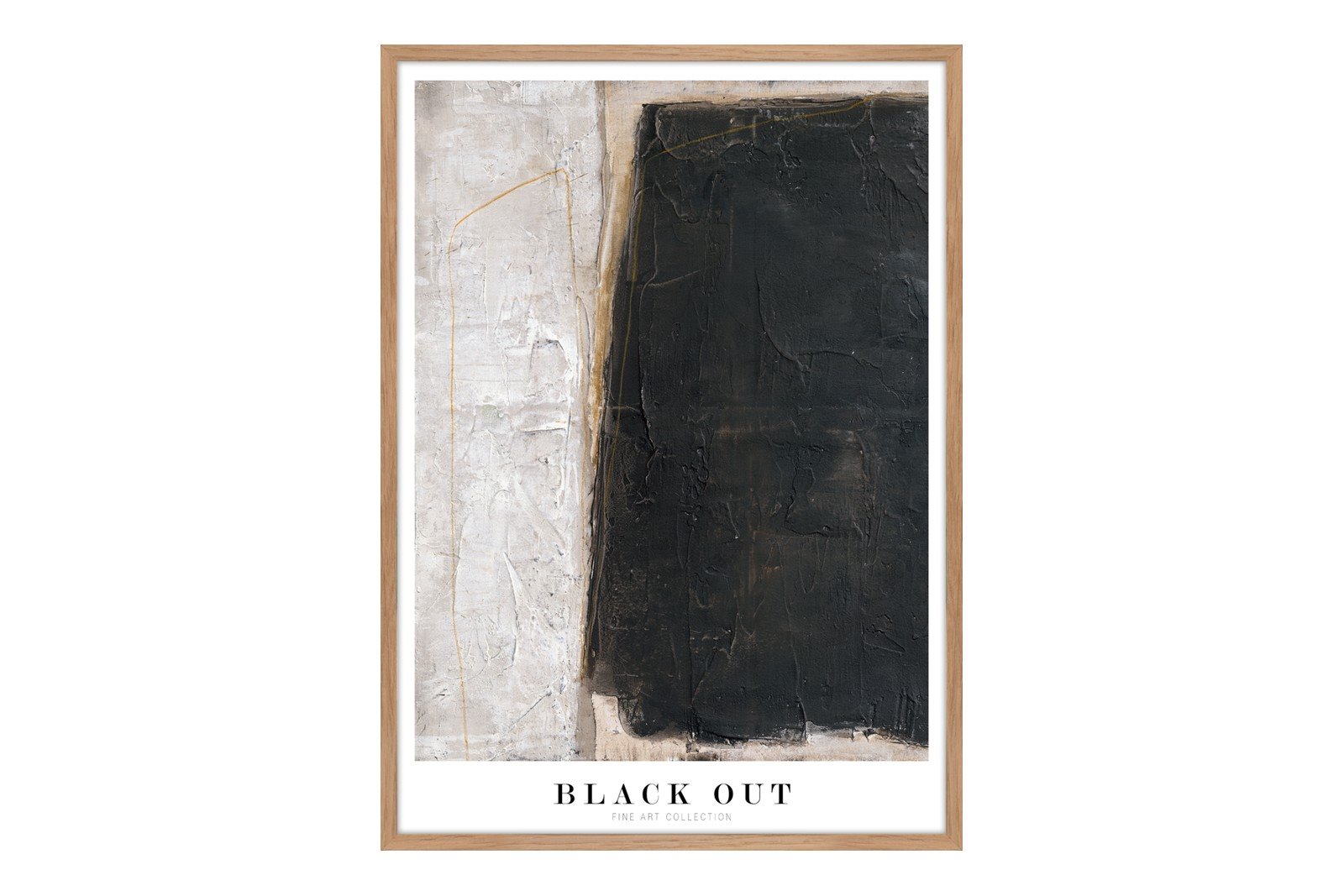 Black out 50x70 cm Oak Frame