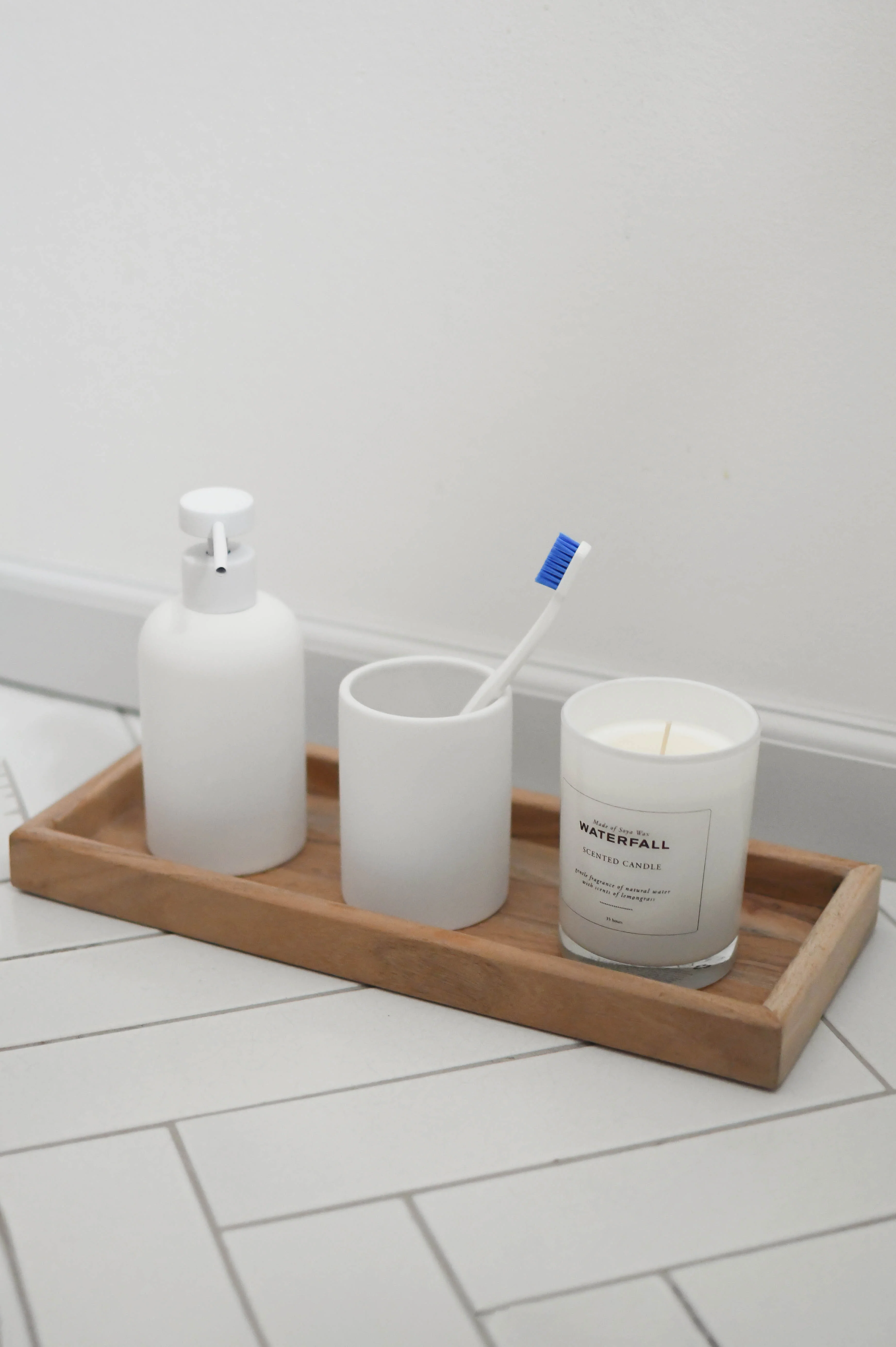 Bahne Interior  Ceramic Smooth sæbedispenser - hvid