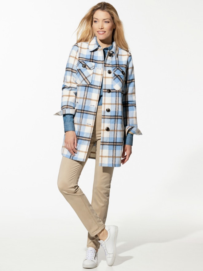 Karo-Hemdjacke