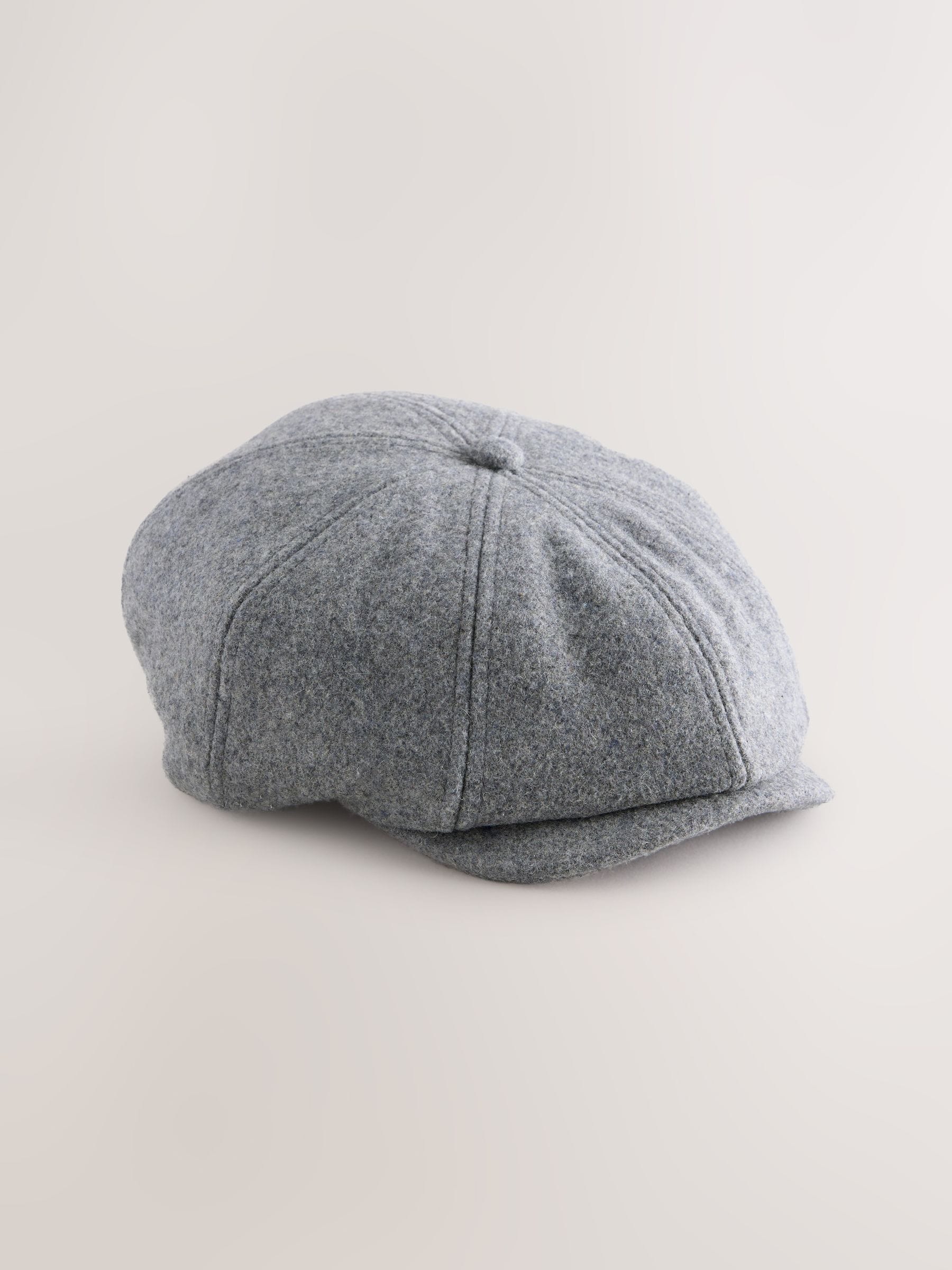 Grijs - Baker Boy Hat And Scarf Set